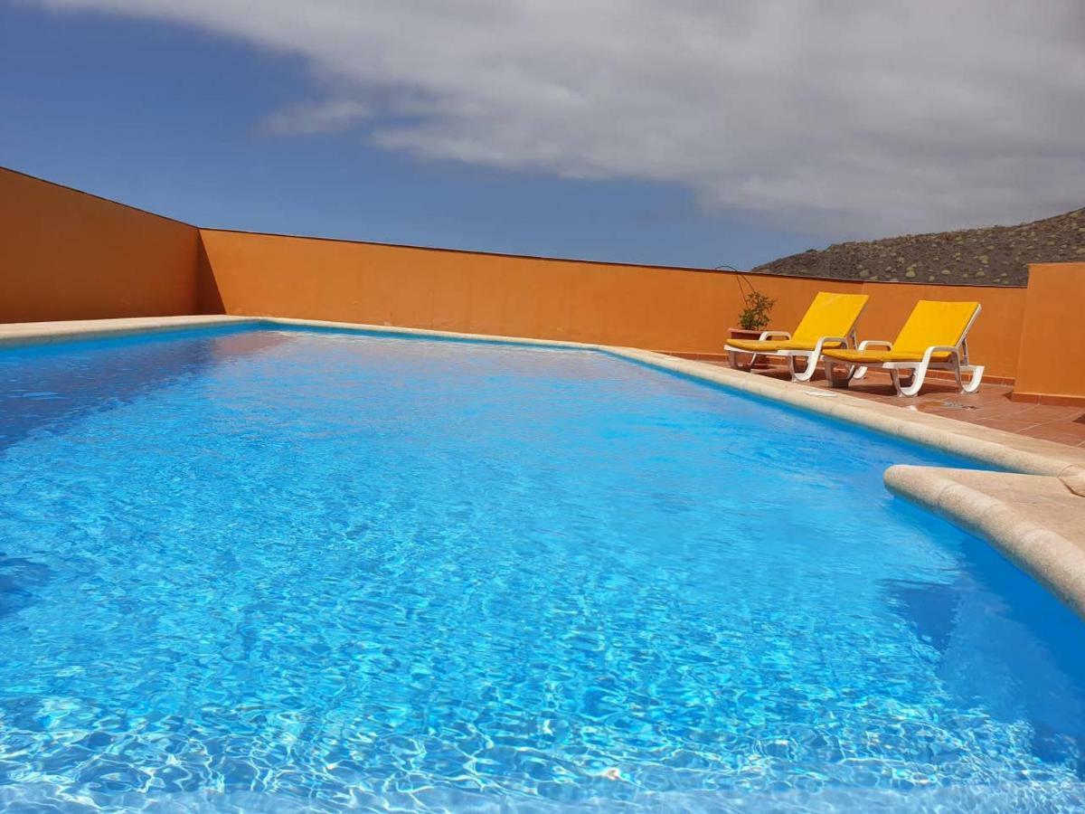 Villa Roque Del Conde With Private Pool, Terrace With Fantastic Sea Views, Wifi, Garden, Garage Adeje Ngoại thất bức ảnh